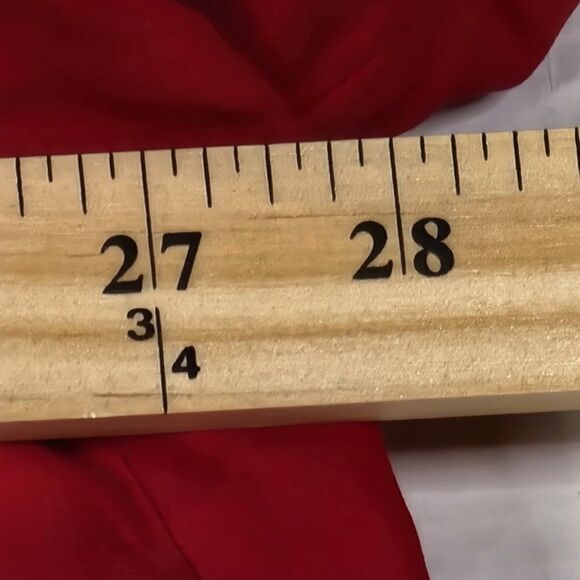 Anne Klein Red Mid-Length Overcoat, Women's 3XL - Picture 8 of 9